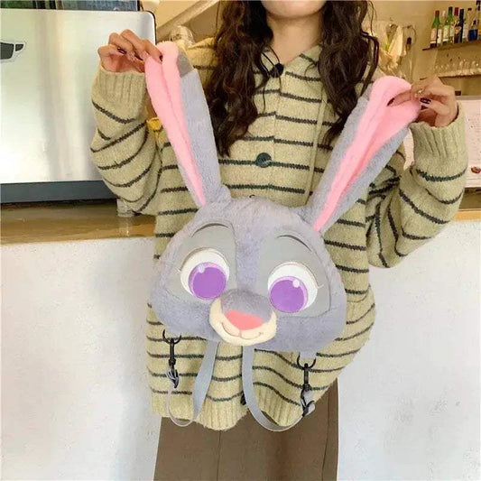 Cute Fox Plush Backpack For Kids With Fluffy Comfort - ToylandEU™