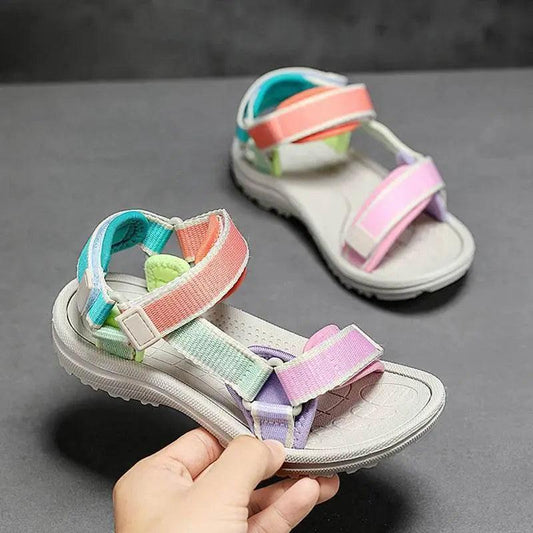 Cute Girls' Open Toe Sandals for Summer Outdoor Fun - ToylandEU™