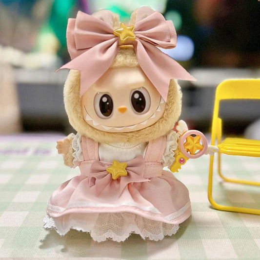 Cute Mini Doll Clothing Set for 17cm Labubu Dolls with Macaron - ToylandEU