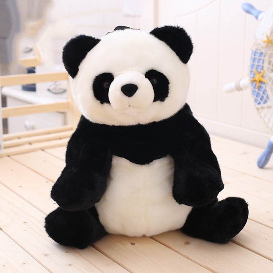 Cute Panda Plush Kids Backpack with Adjustable Straps for Comfort - ToylandEU