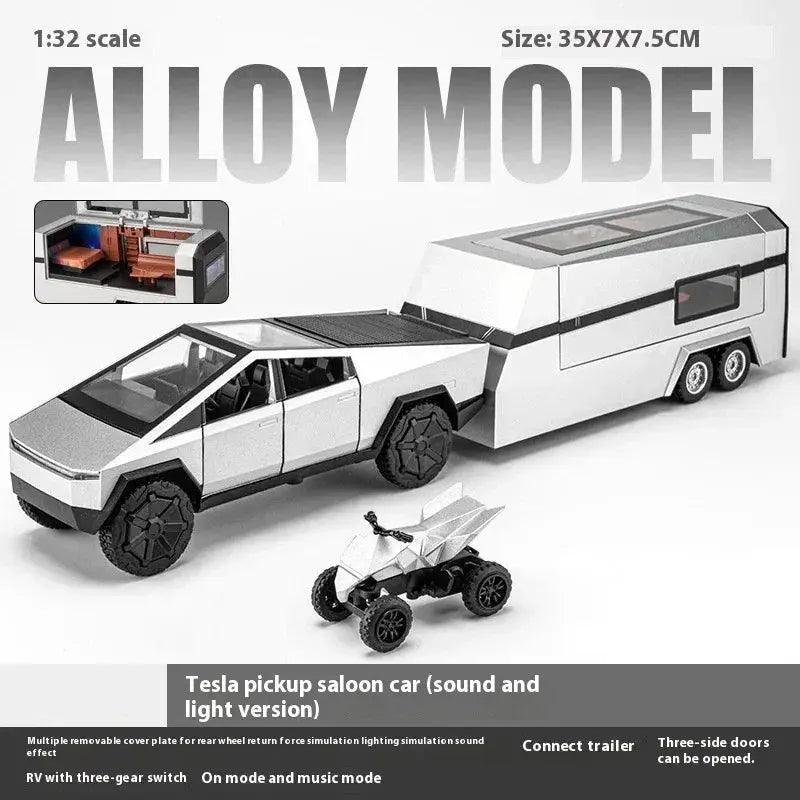 Cybertruck 1 To 32 Scale Alloy Diecast SUV Sound Light - ToylandEU™