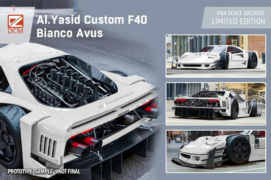 DCM Ferrari F40 AI Yasid White 1:64 - ToylandEU™