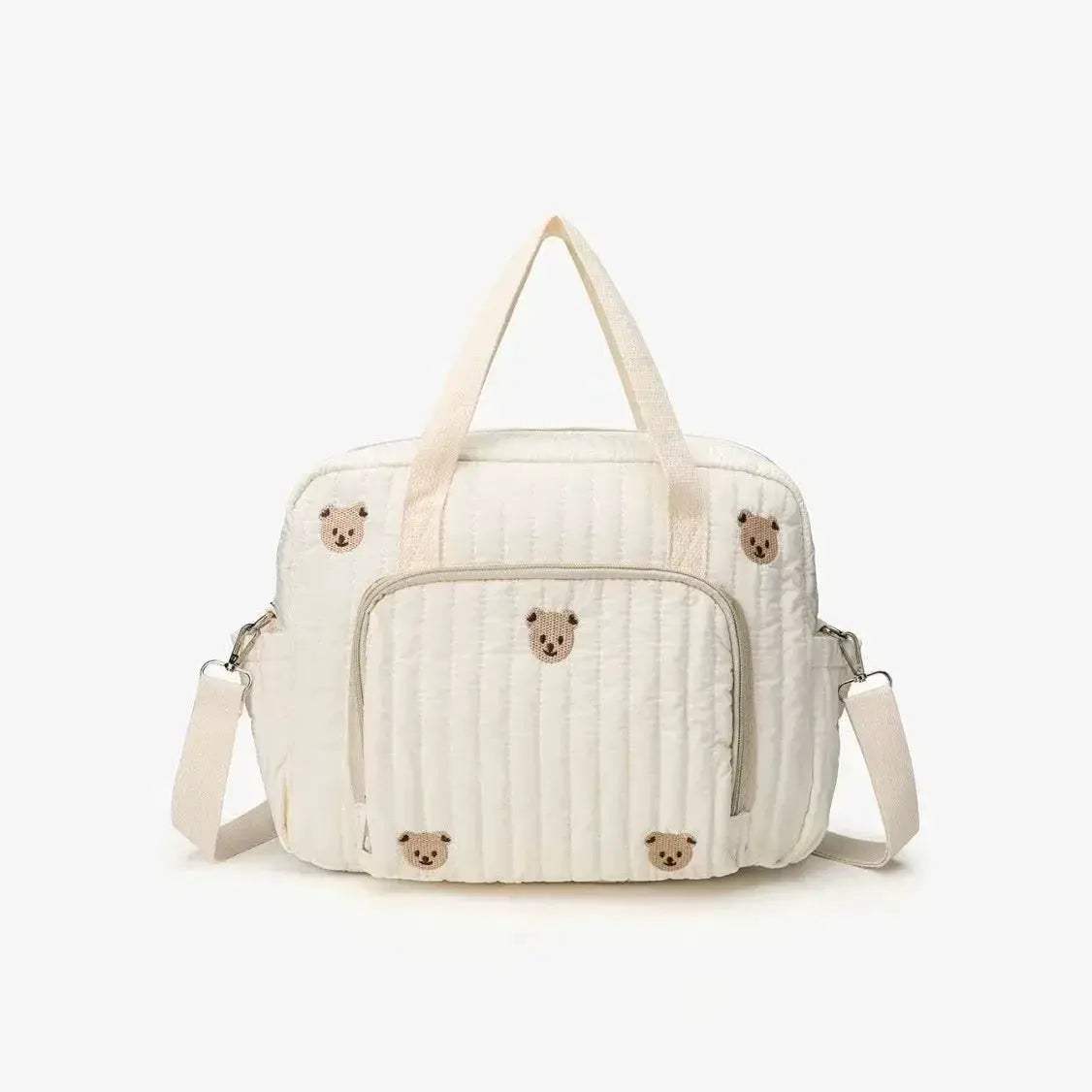 DDAXMM Diaper Bag Large Capacity Teddy Bear Embroidery For Moms On The Go - ToylandEU