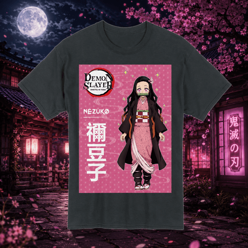 Demon Slayer Nezuko Kamado T-Shirt | 100% Cotton | Officially Licensed | Anime Fan Tee