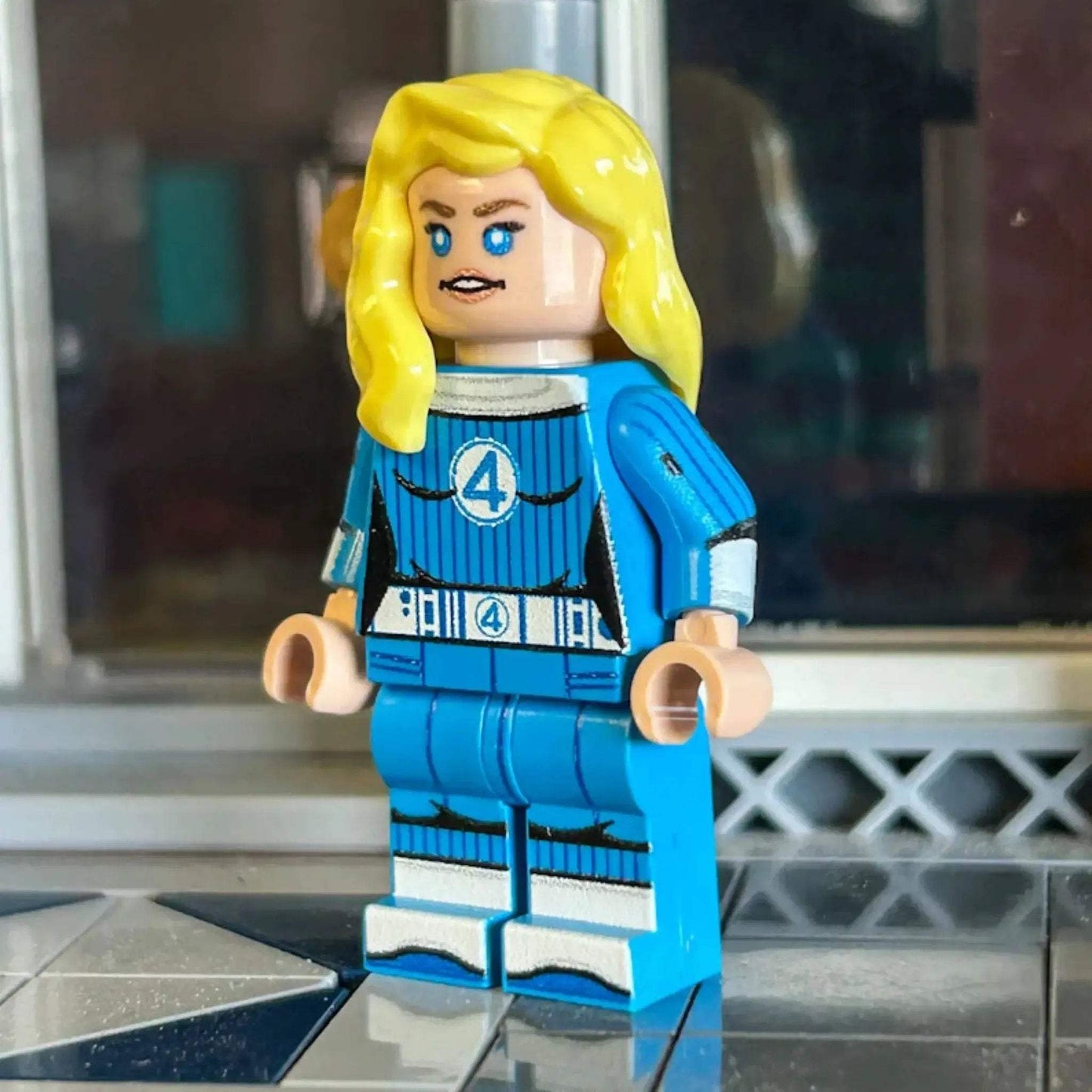 Custom Printed LEGO Figure Disappearing Woman On Authentic LEGO Parts By B3 Customs - ToylandEU