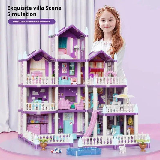 DIY 3D Dream Castle Doll House Kit For Creative Play - ToylandEU™