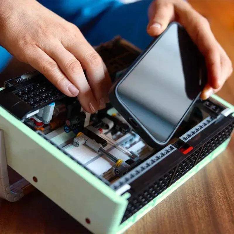 DIY Building Blocks Retro Radio Model for Music Lovers - ToylandEU