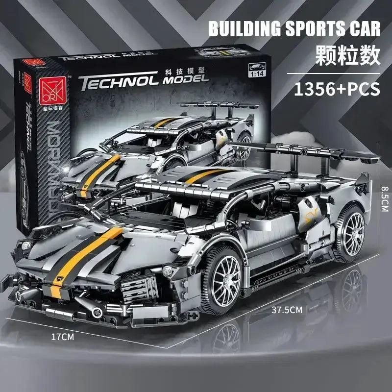 DIY Building Blocks Sports Car Set 1337 Pcs Great Gift - ToylandEU™