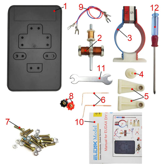 DIY DC Electric Motor Kit For Kids Educational STEM Toy Safe - ToylandEU™