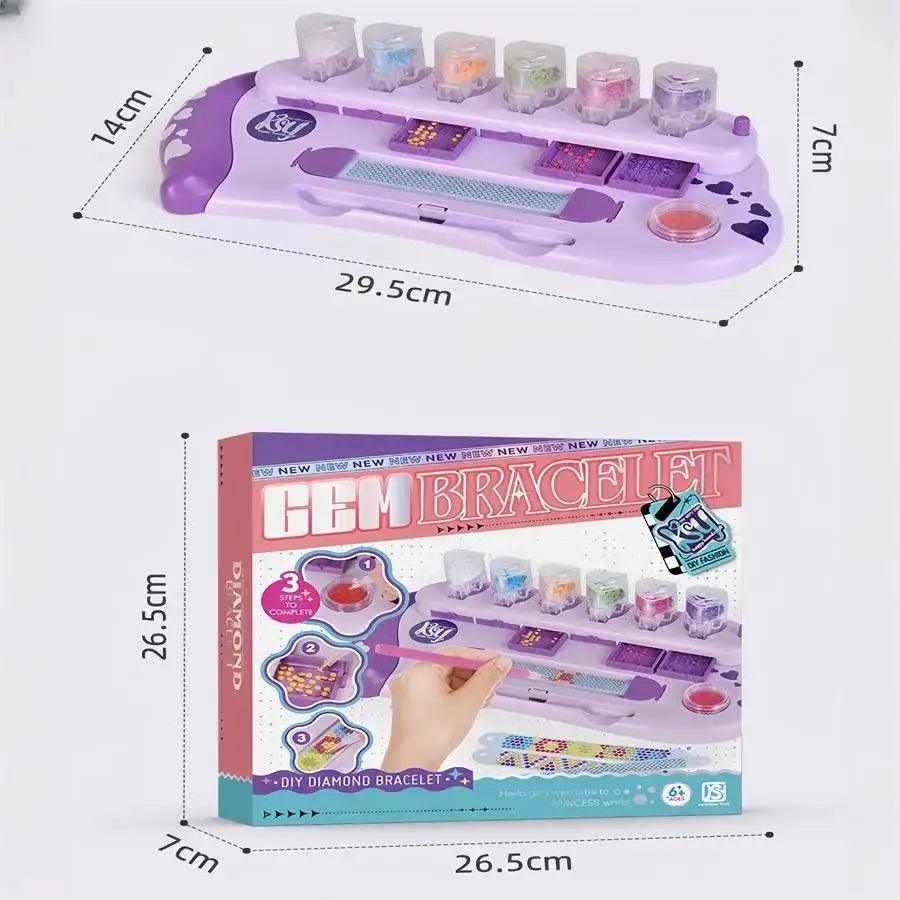 DIY Diamond Woven Bracelet Kit For Girls CE Certified - ToylandEU™