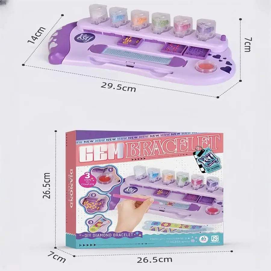 DIY Diamond Woven Bracelet Kit For Girls Toy Gift Set - ToylandEU