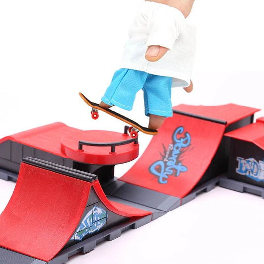 DIY Finger Skatepark 6-in-1 Set Professional Tech Deck Kits - ToylandEU
