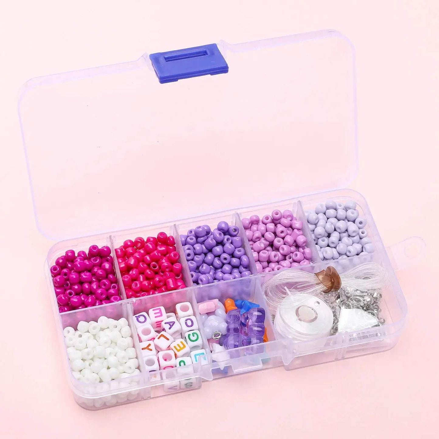 DIY Glass Beads Bracelet Making Kit With Friendship Letters - ToylandEU