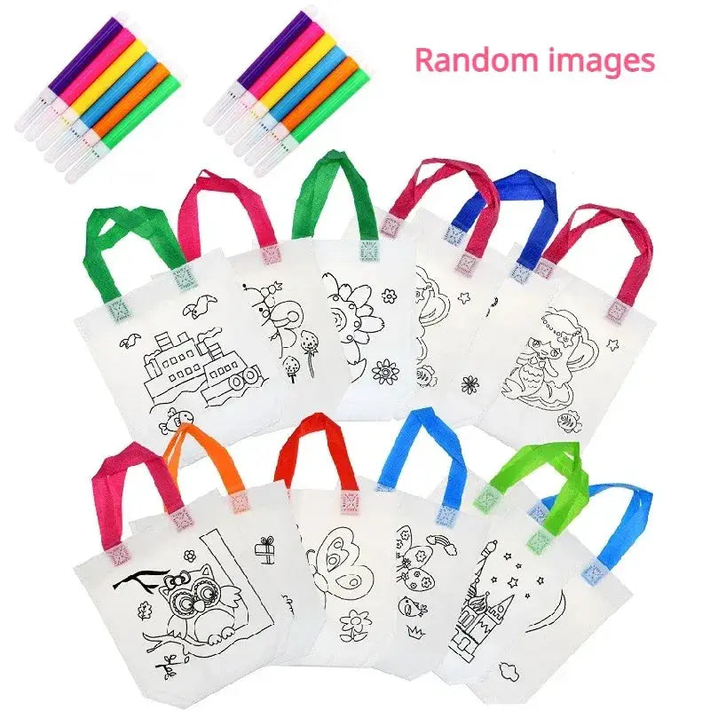 DIY Graffiti Bag With Markers For Kids Creative Art - ToylandEU