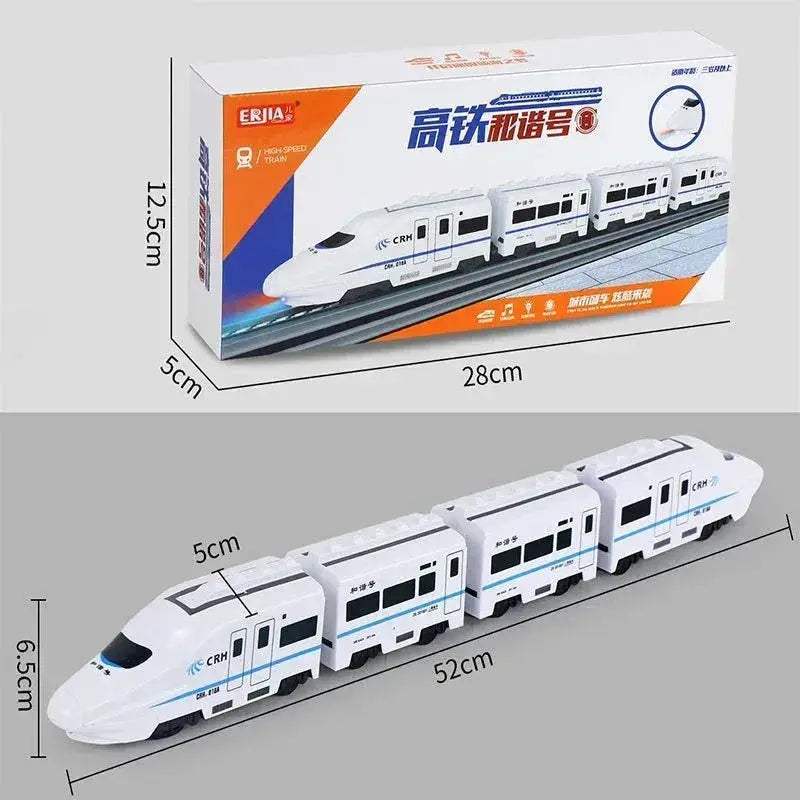 DIY High Speed Model Train Toy With Sound And Lights - ToylandEU