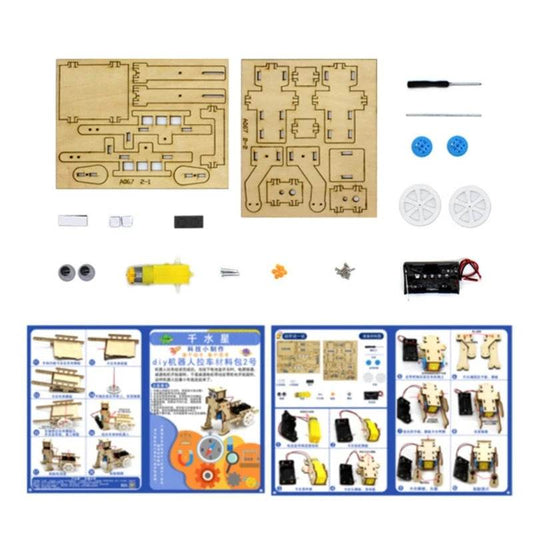 DIY Kits Walking Robot Model for Science Production Experiment Material Puzzle - ToylandEU
