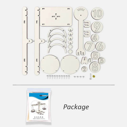 DIY Numble Balance Scale Model Kid STEM Science Toys Educational Tool Kit - ToylandEU