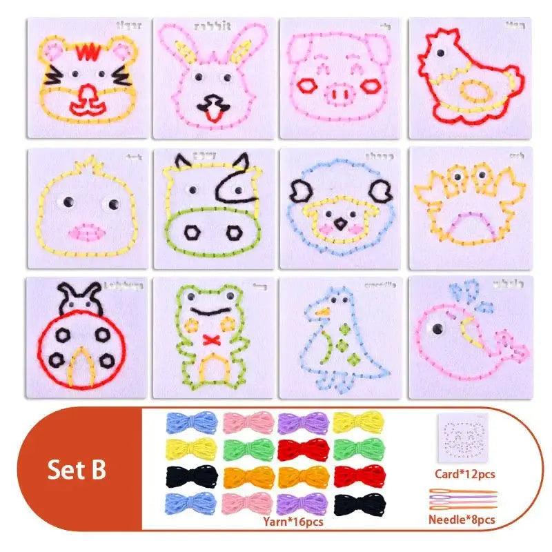 DIY Sewing Kit for Kids Montessori CE Certified - ToylandEU™