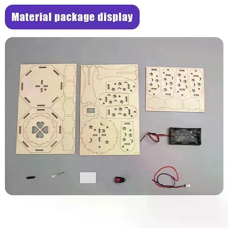 DIY Wooden Table Lamp Kit For Kids STEM Puzzle - ToylandEU™
