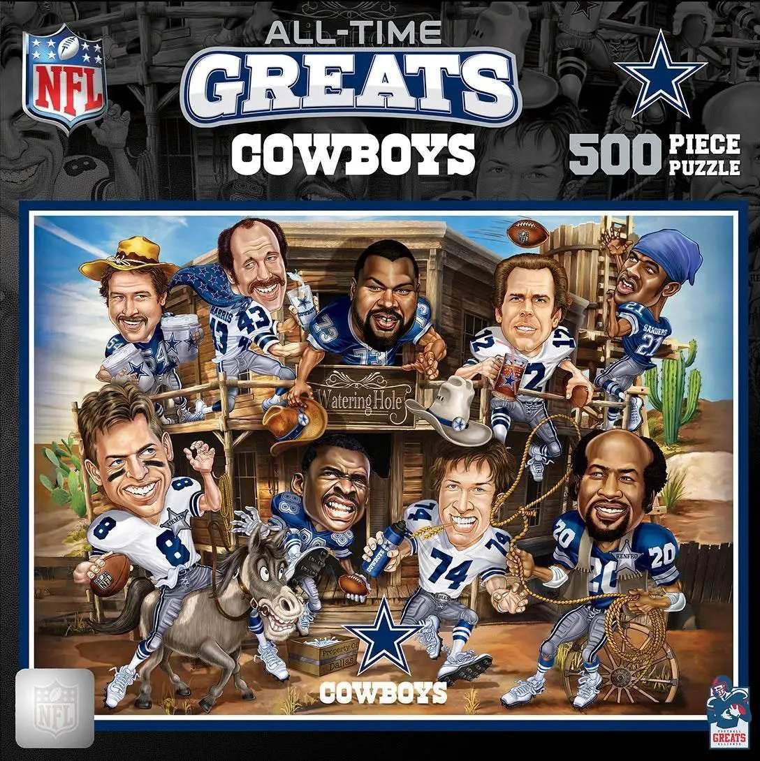 Dallas Cowboys 500 Piece All Time Greats NFL Puzzle - ToylandEU™