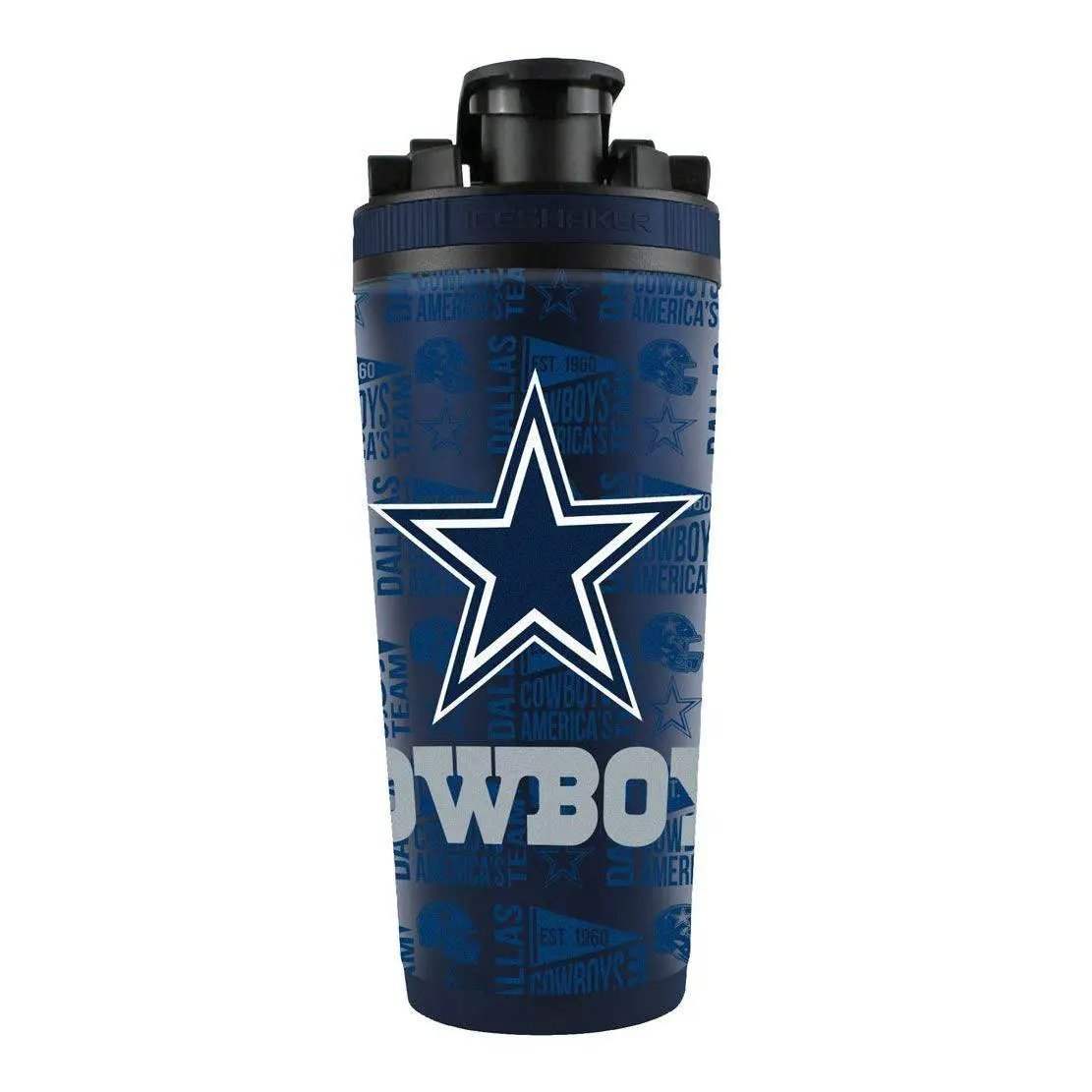 Dallas Cowboys Ice Shaker 26 Oz Stainless Steel Bottle - ToylandEU™