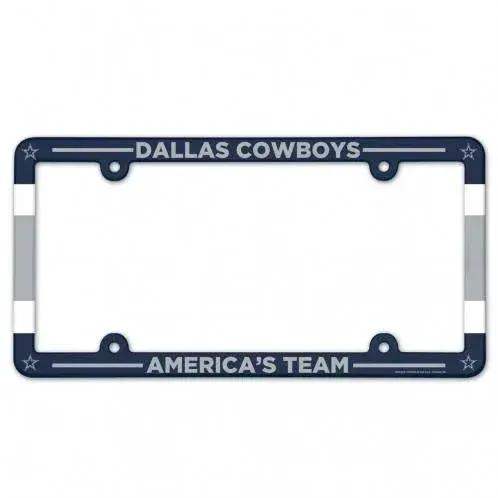 Dallas Cowboys License Plate Frame Plastic Full Color Style - ToylandEU