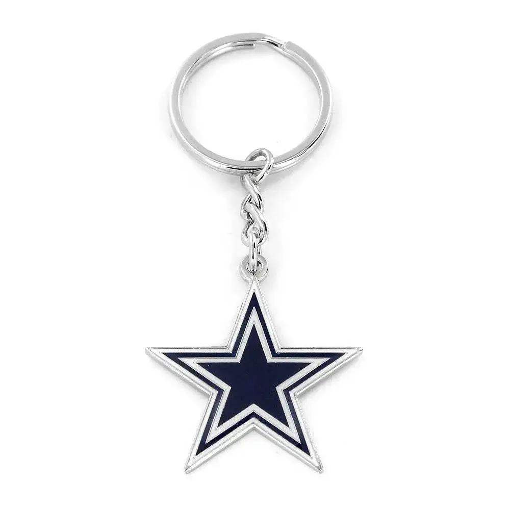Dallas Cowboys Logo Keychain Durable Metal Team Symbol - ToylandEU™