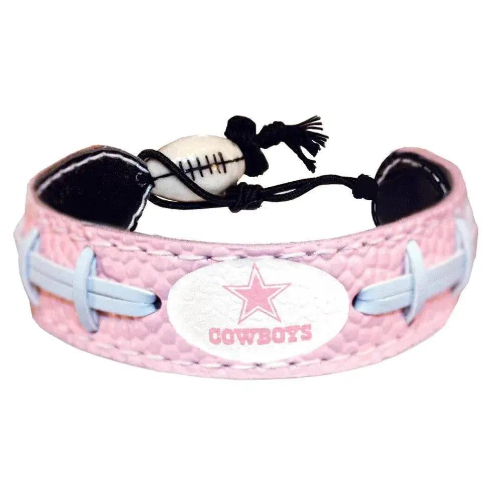 Dallas Cowboys Pink Football Bracelet Elastic Closure - ToylandEU™