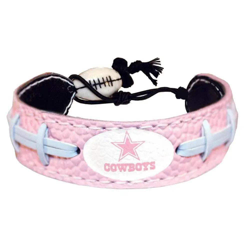 Dallas Cowboys Pink Football Bracelet Elastic Closure - ToylandEU™