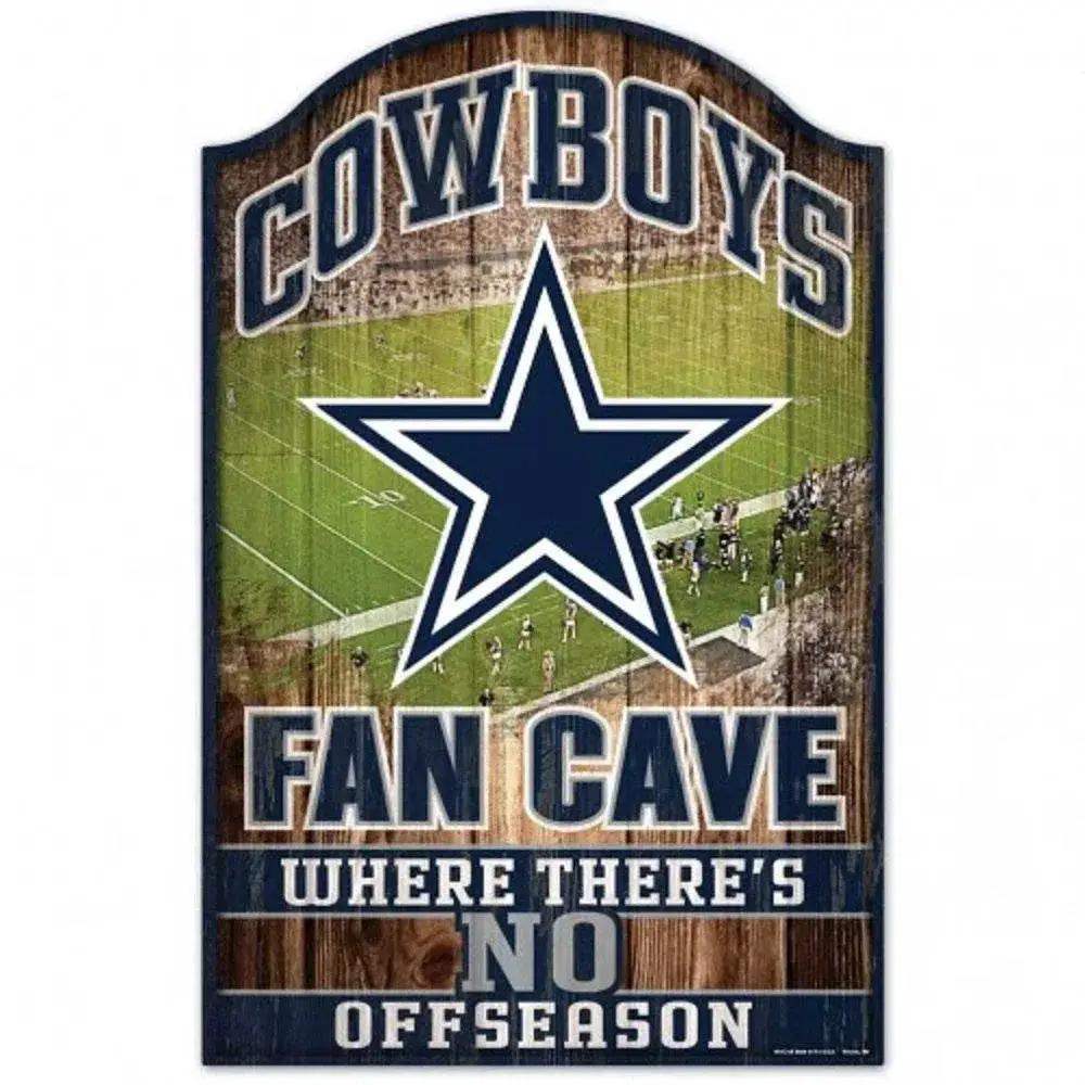 Dallas Cowboys Sign 11x17 Wood Fan Cave Design - ToylandEU™