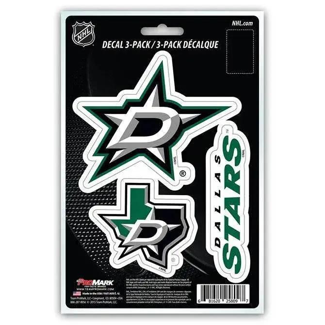 Dallas Stars Die Cut Decals 3 Pack Premium Vinyl US Made - ToylandEU™