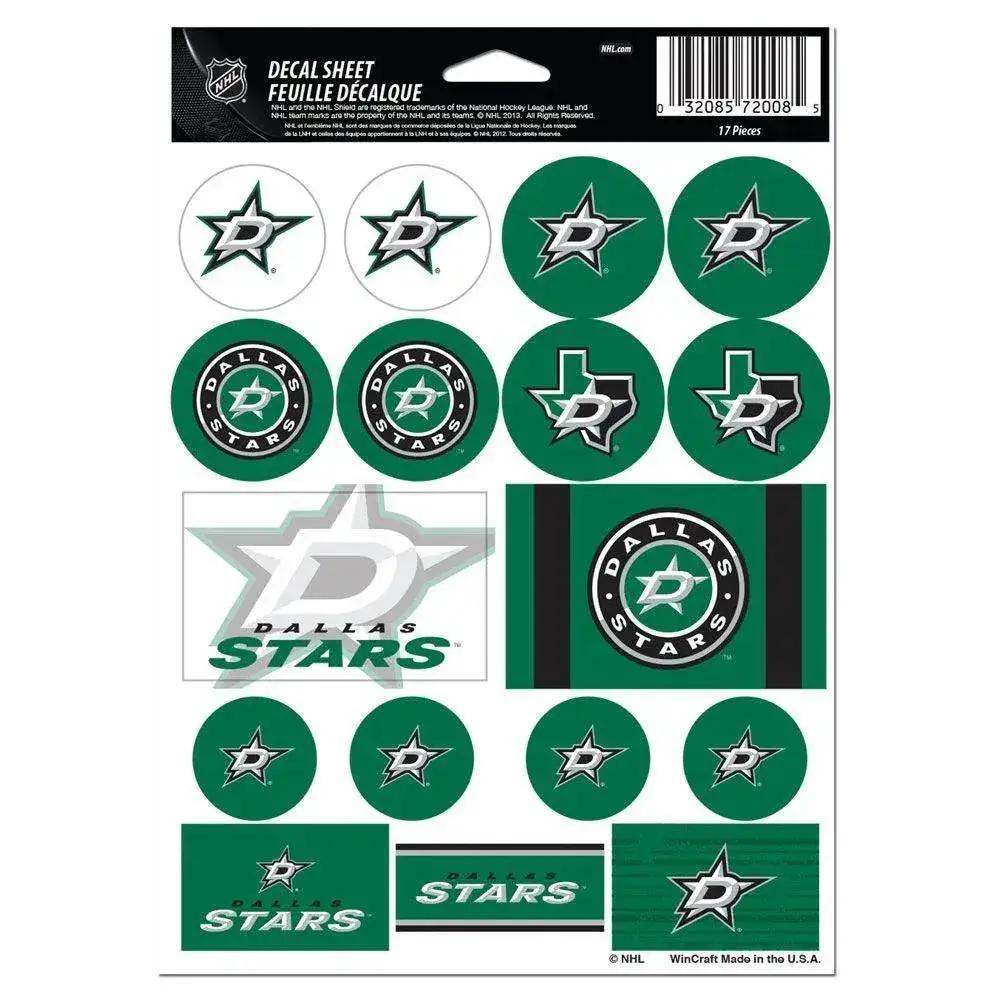 Dallas Stars Premium Vinyl Decal Sheet 5x7 Stickers Pack - ToylandEU™