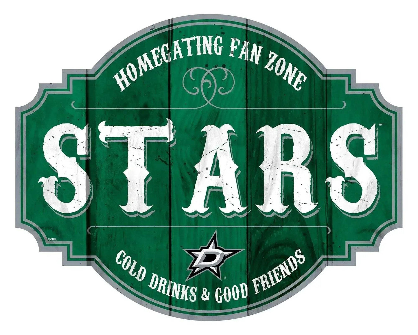 Dallas Stars Wood Sign 12 Inch Homegating Tavern Decor - ToylandEU