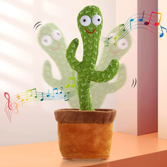 Dancing Cactus Plush Toy - Sing, Talk & Groove for Endless Fun! - ToylandEU