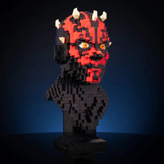 Darth Maul Life Size Bust Brick Built For Lego Display - ToylandEU™