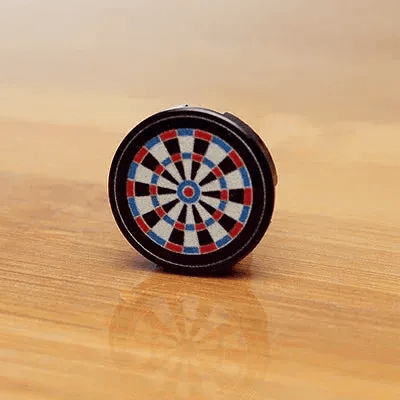 Custom Printed Dartboard LEGO 2x2 Round Tile With Art - ToylandEU