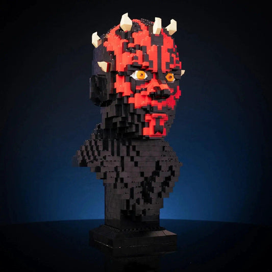 Darth Maul Life Size Bust Brick Built For Lego Display - ToylandEU™
