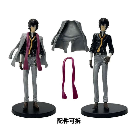 Dazai Osamu Action Figure, Anime BUNGO STRAY DOGS Figurines PVC Statue 23 cm