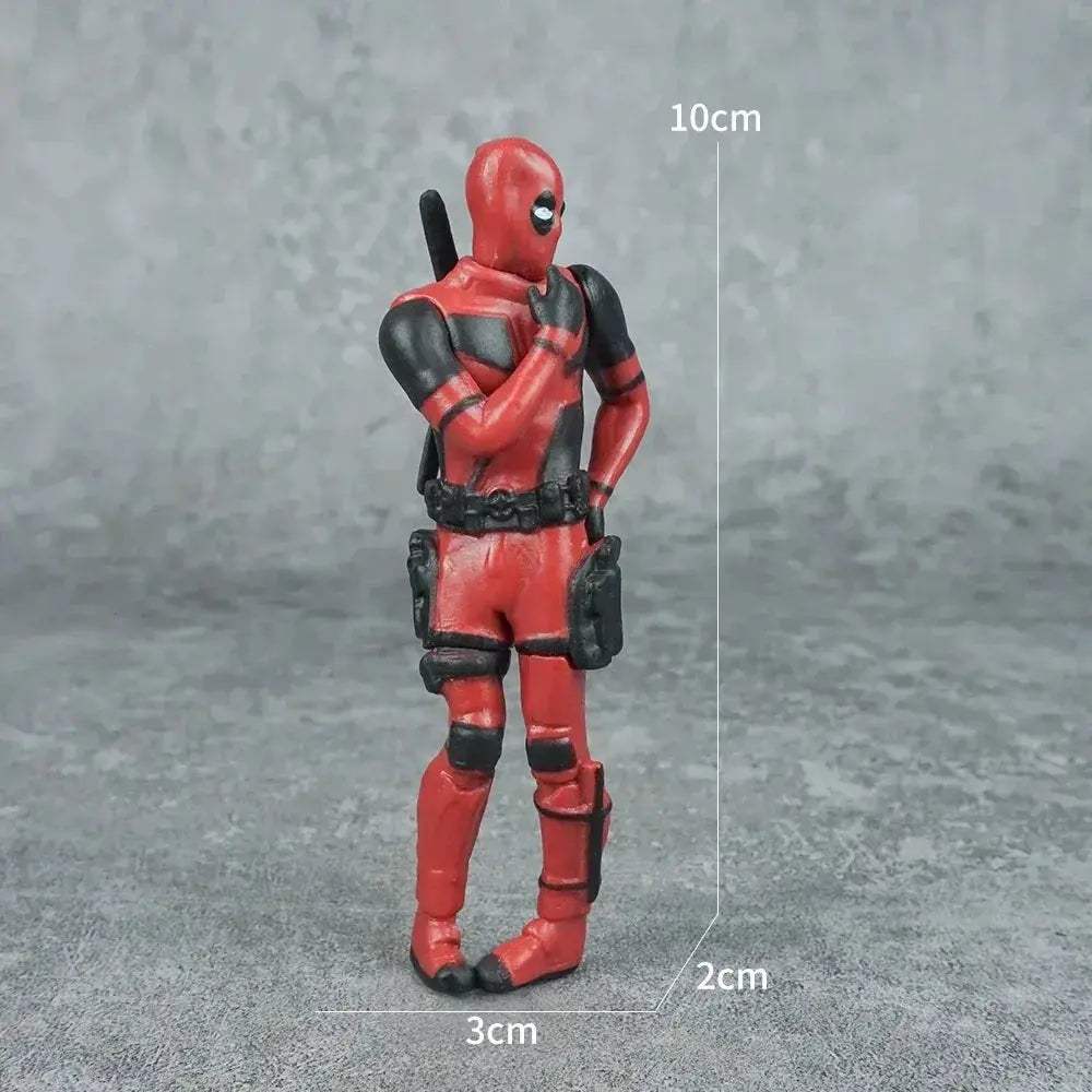 Deadpool Desk Figurine Cute Office Decor 6cm Figure - ToylandEU