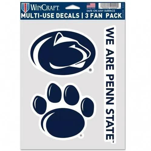 Penn State Nittany Lions Decal 3 Pack With Three Designs - ToylandEU™