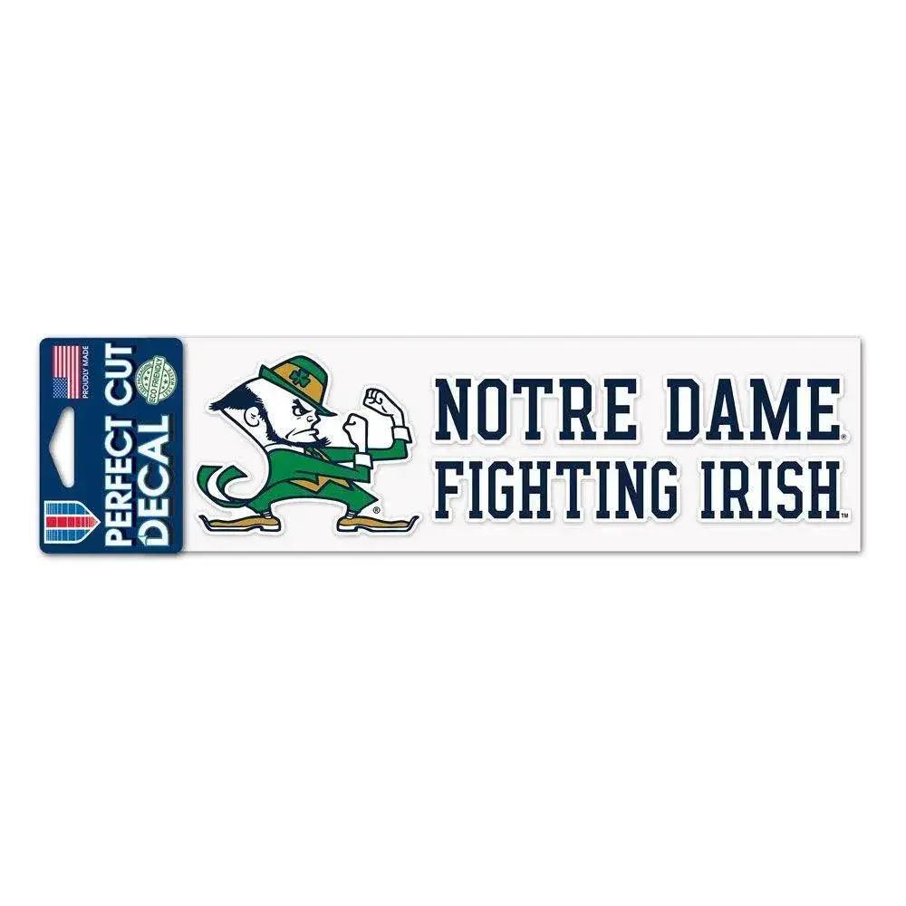 Notre Dame Fighting Irish Outdoor Vinyl Decal 3x10 Wordmark - ToylandEU™
