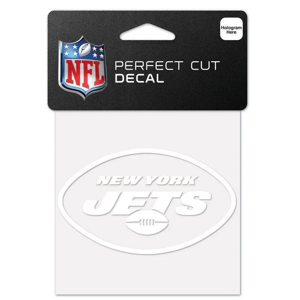 New York Jets Decal 4x4 White Premium Direct Cut For Cars - ToylandEU™
