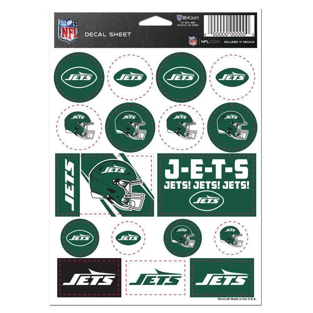 New York Jets Decal Sheet 5x7 Vinyl Sticker Pack Bundle - ToylandEU™