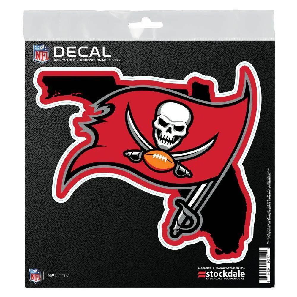 Tampa Bay Buccaneers Decal 6x6 All Surface State Shape - ToylandEU™
