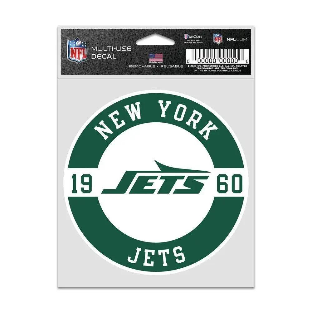 New York Jets Patch Decal 3 75x5 Inches Wincraft Fan - ToylandEU™