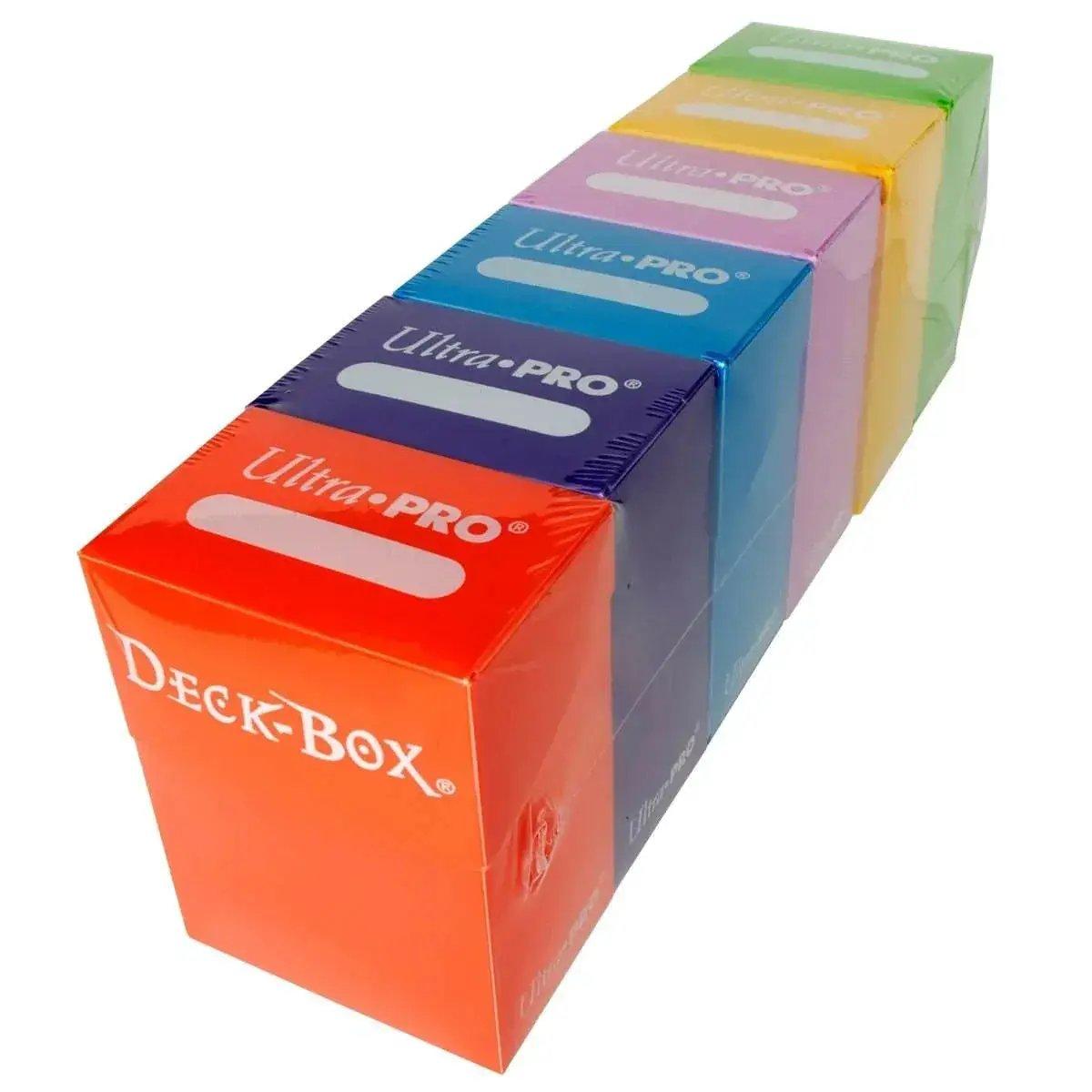 Ultra Pro 6 Pack Deck Box Bundle 80 Card Capacity Assorted - ToylandEU™