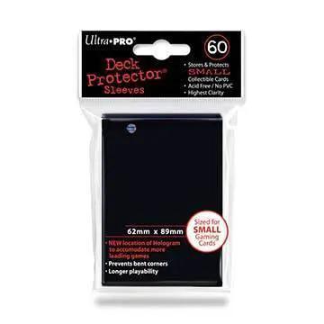 Deck Protectors Small Size Black One Pack Of 60 Sleeves - ToylandEU™
