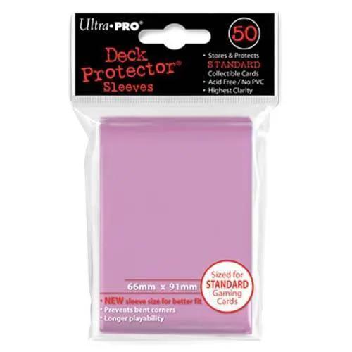 Deck Protectors Solid Pink One Pack Of Fifty Sleeves - ToylandEU™