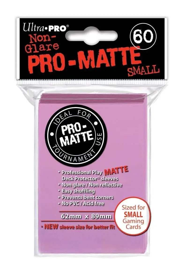 Deck Protectors Pro Matte Small Pink One Pack Of 60 - ToylandEU™