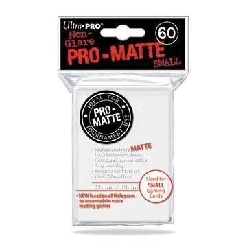 Deck Protectors Pro Matte Small White One Pack Of 60 Count - ToylandEU™